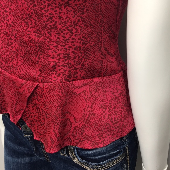 Guess Red Backless Top Size Small - Picture 7 of 12